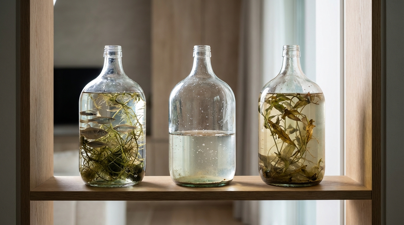 ボトルアクアリウムが「かわいそう」と言われる3つの理由