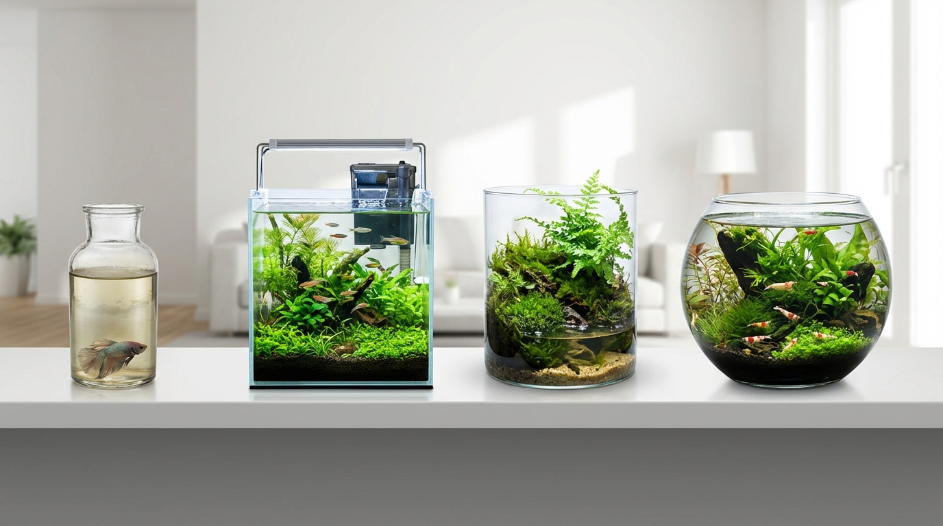 ボトルアクアリウムが不安なら検討したい3つの代替案