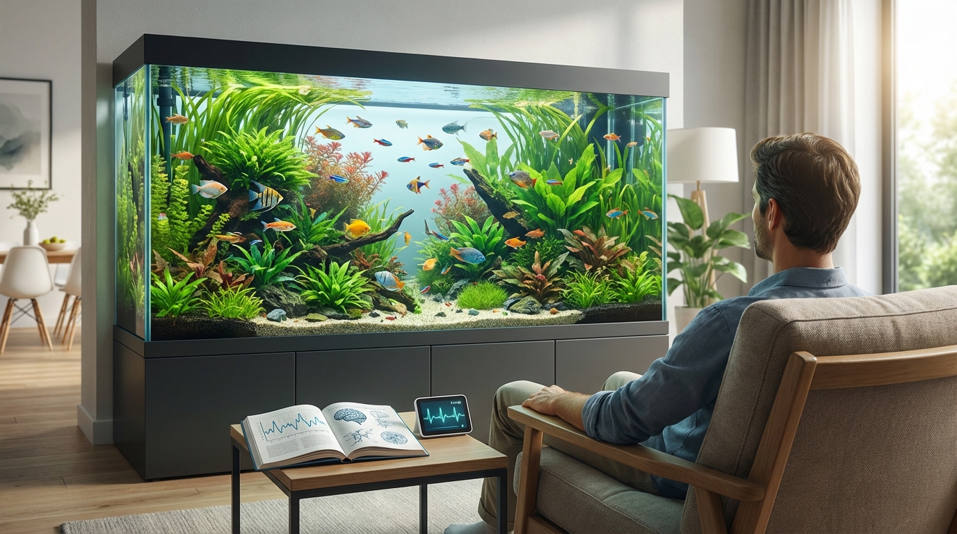 アクアリウムの癒し・ストレス軽減効果【科学的根拠あり】