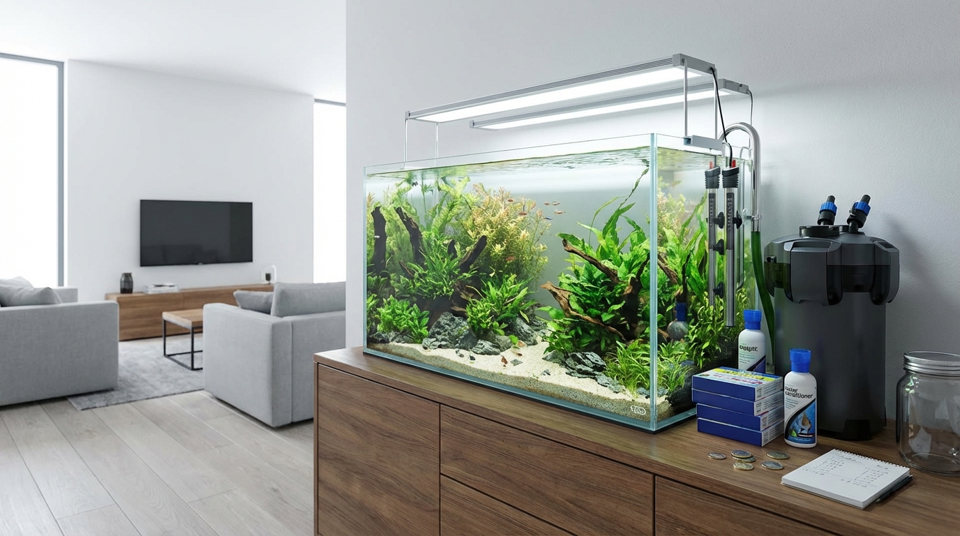 見落とし注意！アクアリウムの維持費・ランニングコスト