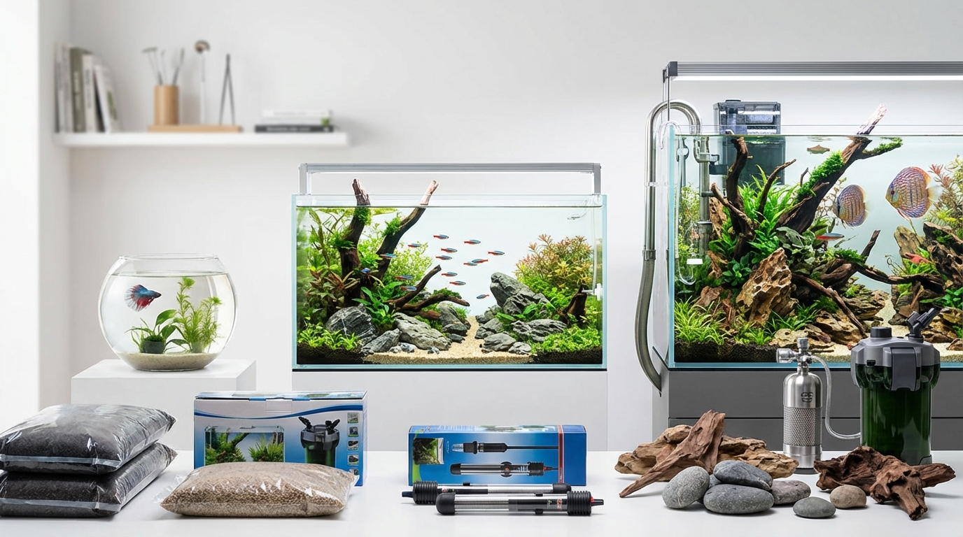 【予算別モデルケース】アクアリウムの具体的な始め方