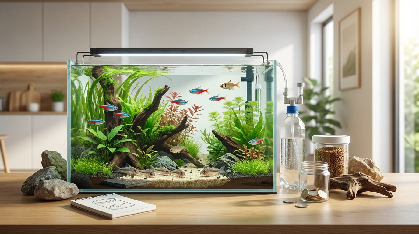 アクアリウムの予算を抑える7つの節約術