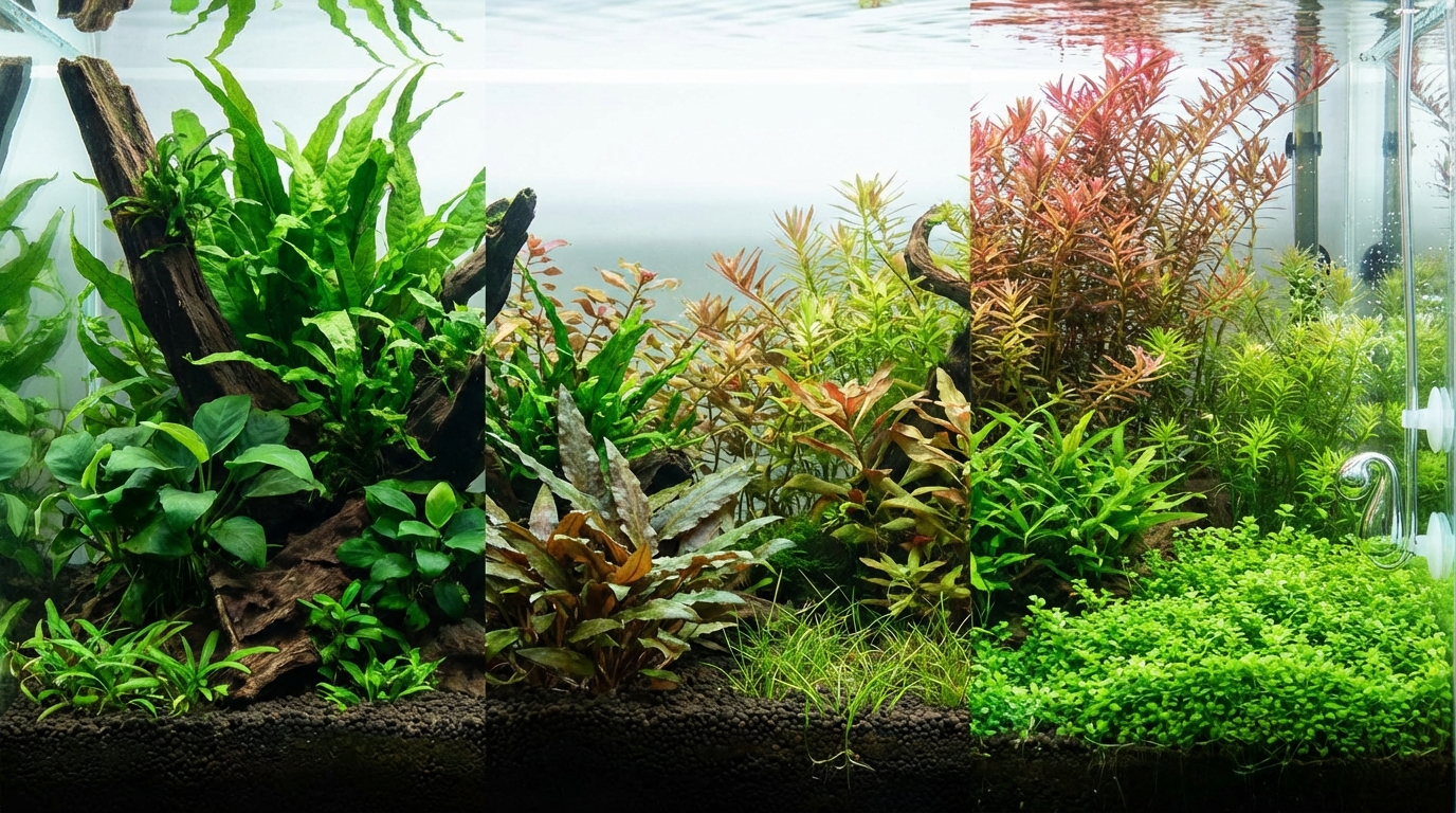 【難易度別】あなたに合った水草の種類の選び方