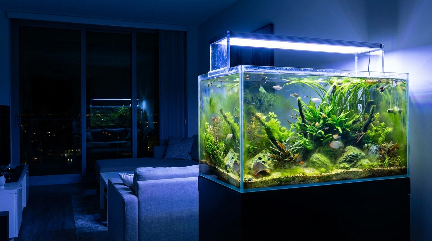 水槽のライトをつけっぱなしにするとどうなる？