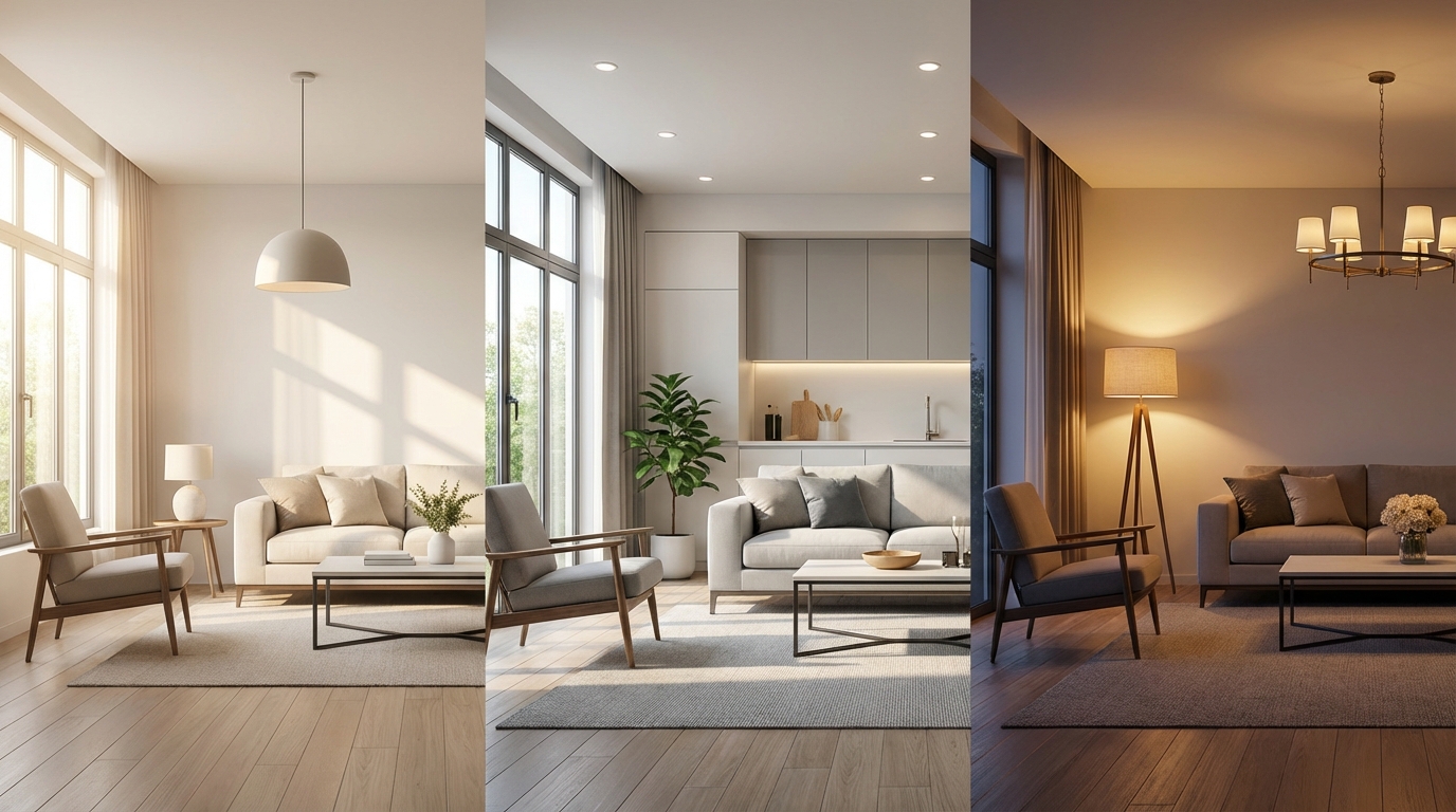 おすすめの照明スケジュール例3パターン