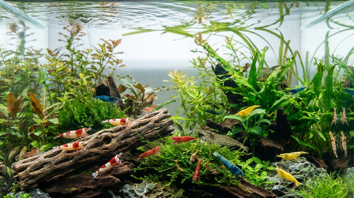 アクアリウムで飼えるエビの種類を目的別に紹介【全20種】