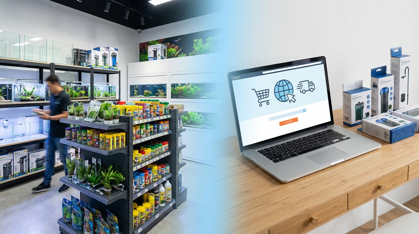 アクアリウム用品はどこで買う？購入場所の選び方