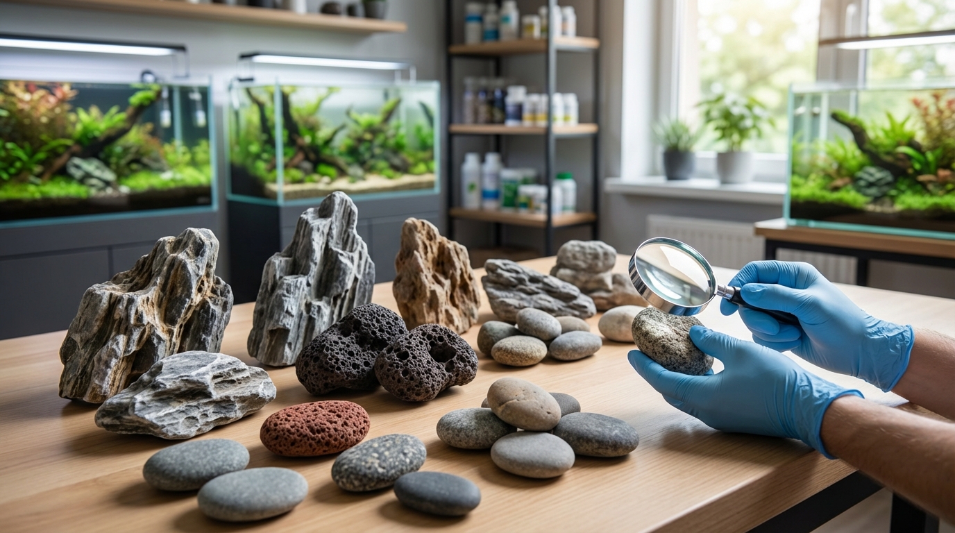 アクアリウム用の石の購入先と品質の見分け方