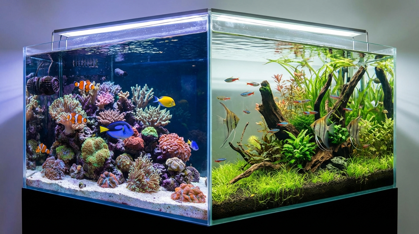 海水魚アクアリウムの基礎知識|淡水との違いと魅力