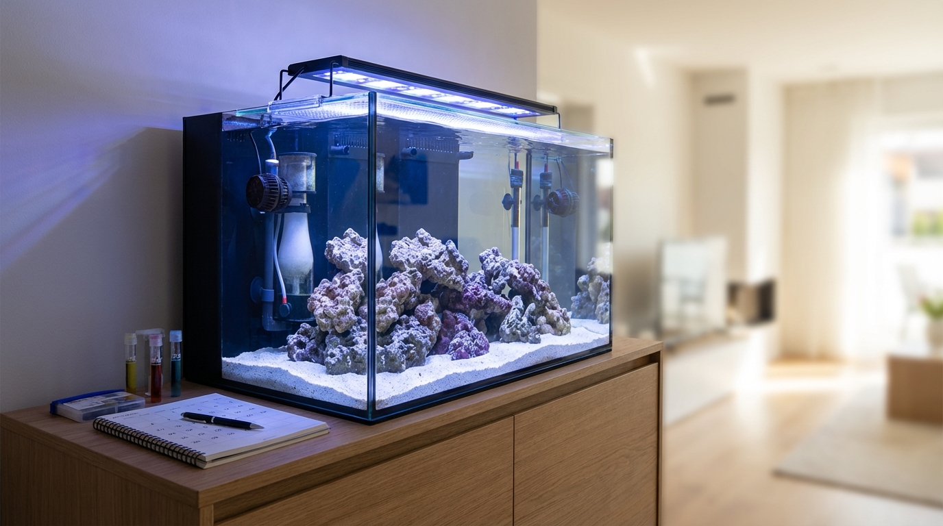 海水魚水槽の立ち上げ手順|失敗しない4〜6週間スケジュール