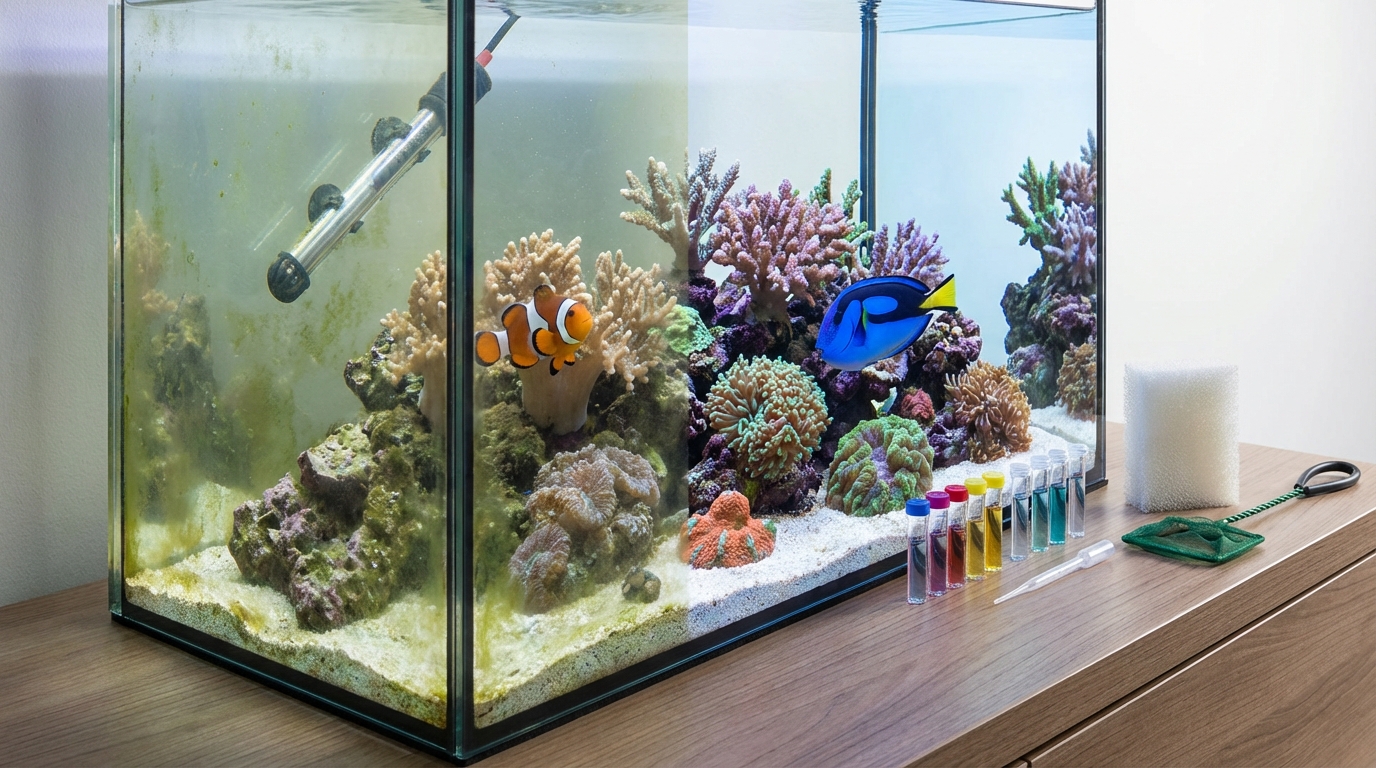 海水魚飼育のよくあるトラブルと対処法