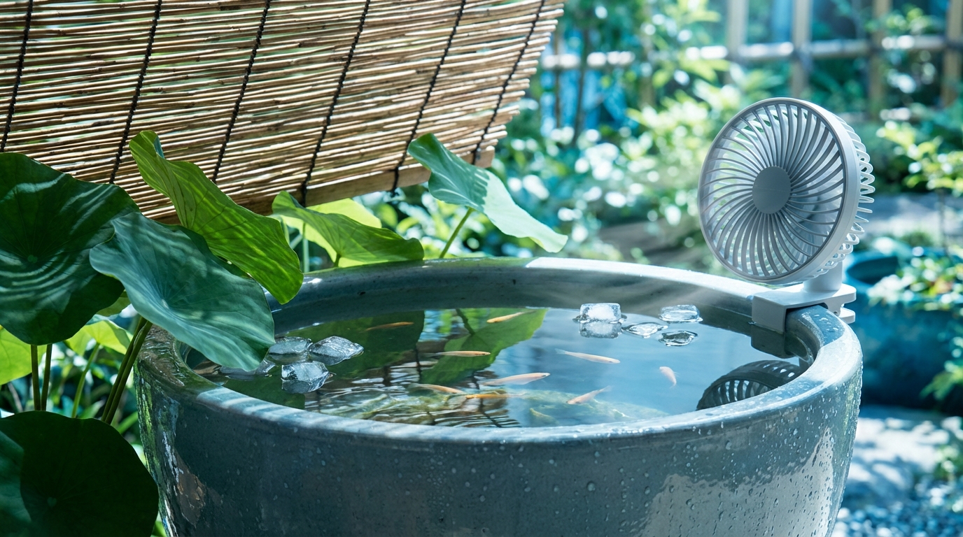 メダカの水温を下げる方法6選|夏の暑さ対策