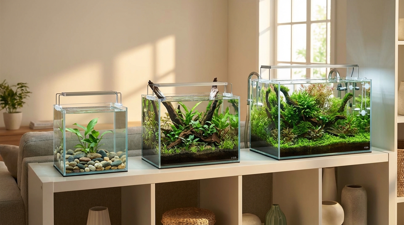 初心者におすすめの小型水槽セット3選【予算別】
