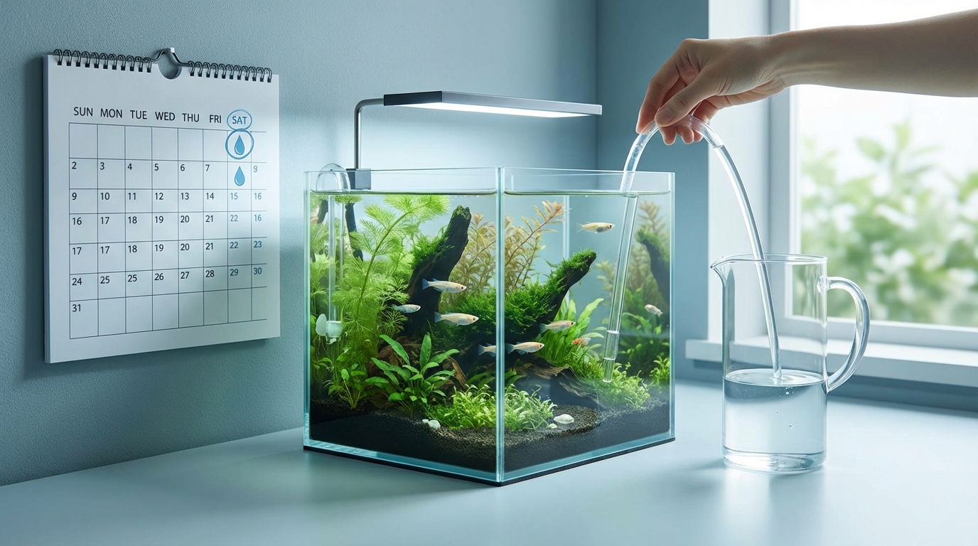 【結論】メダカの水換えは週1回・1/3量が基本