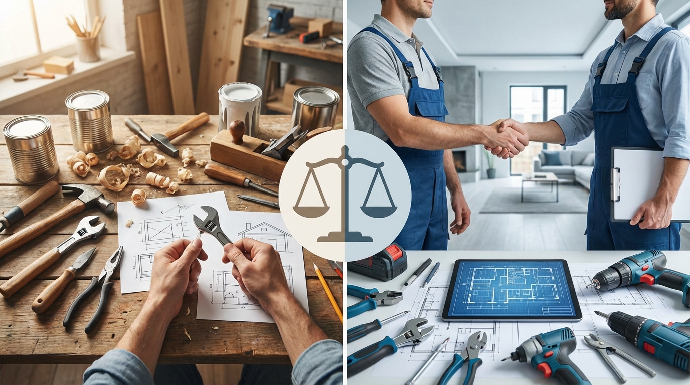 DIYか業者依頼か?判断基準と信頼できる業者の選び方