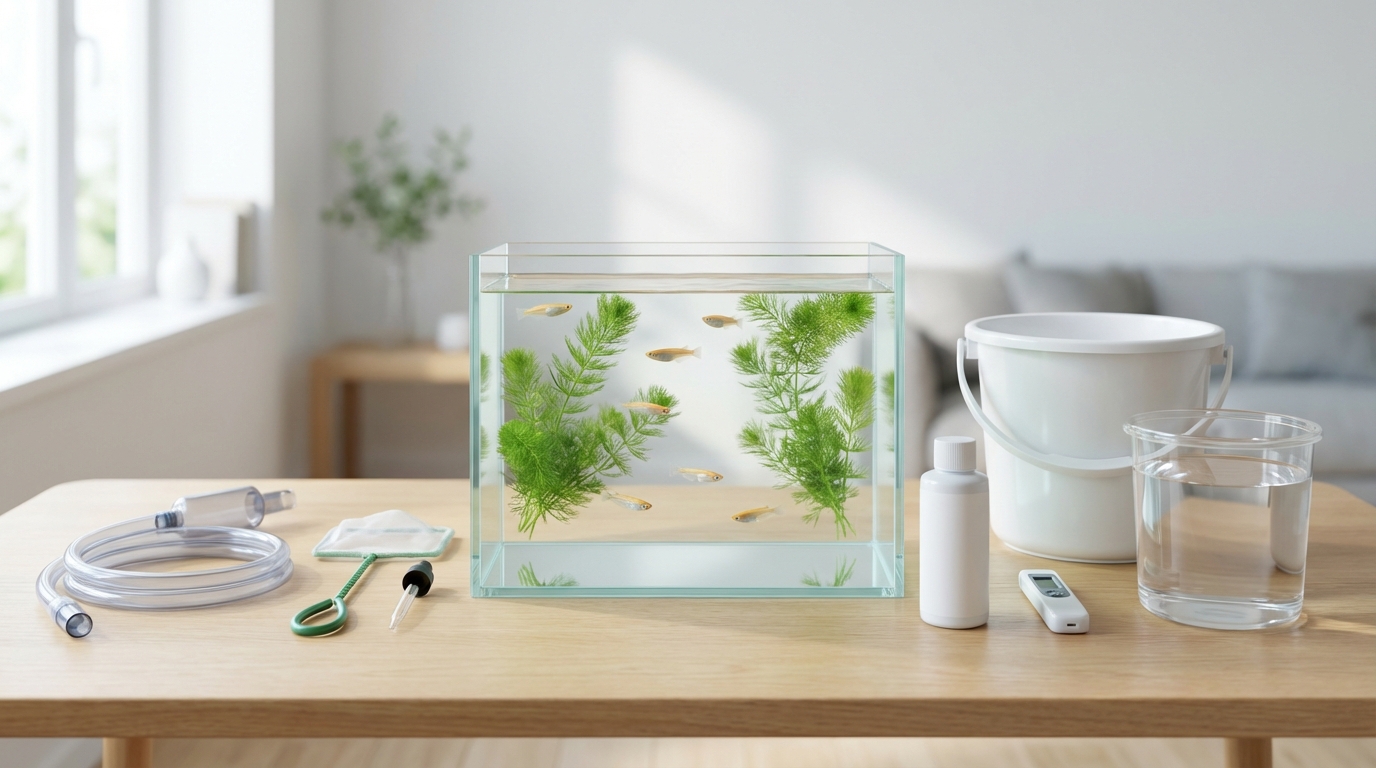 メダカの水換えに必要な道具リスト