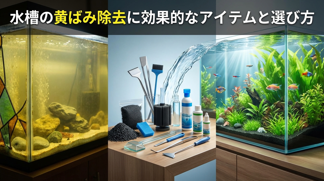 水槽の黄ばみ除去に効果的なアイテムと選び方