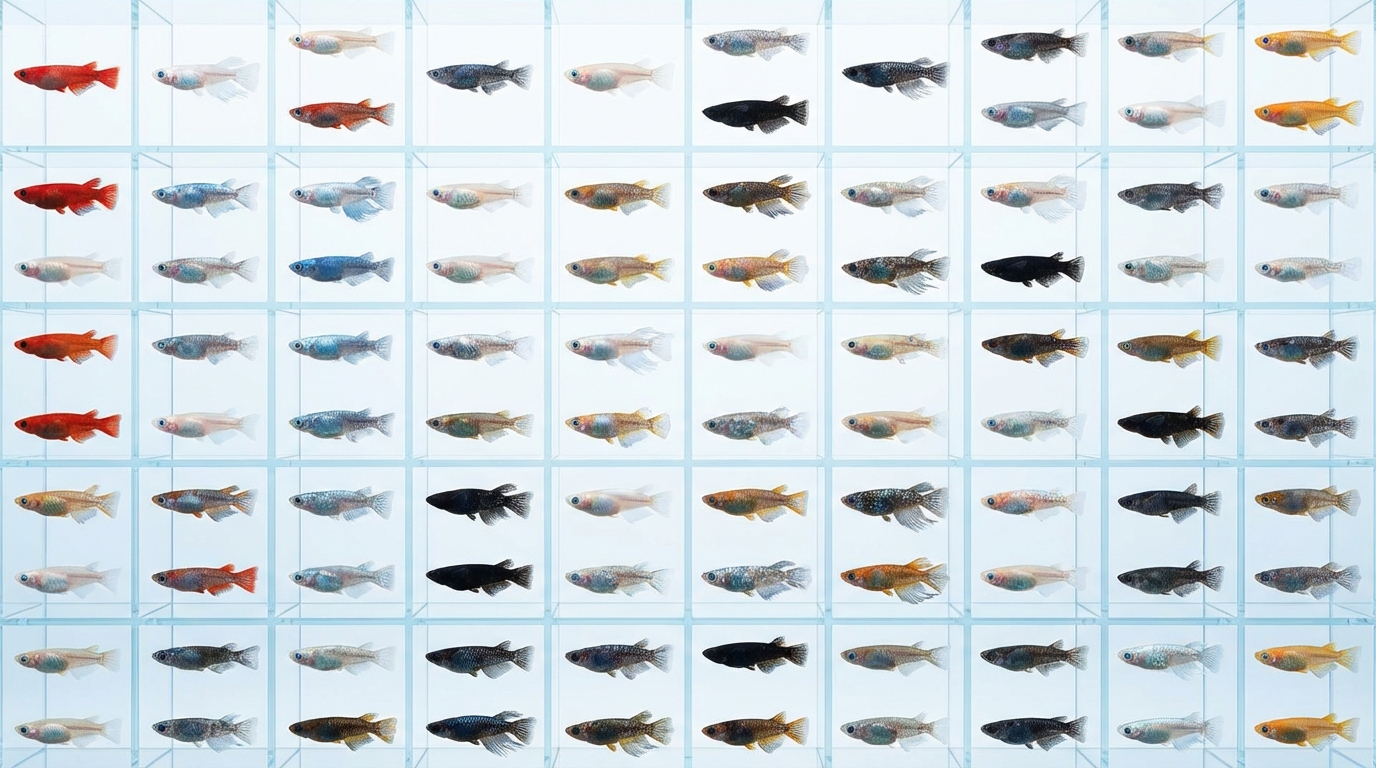 メダカは全部で何種類いる？500種以上の改良品種を分類で理解