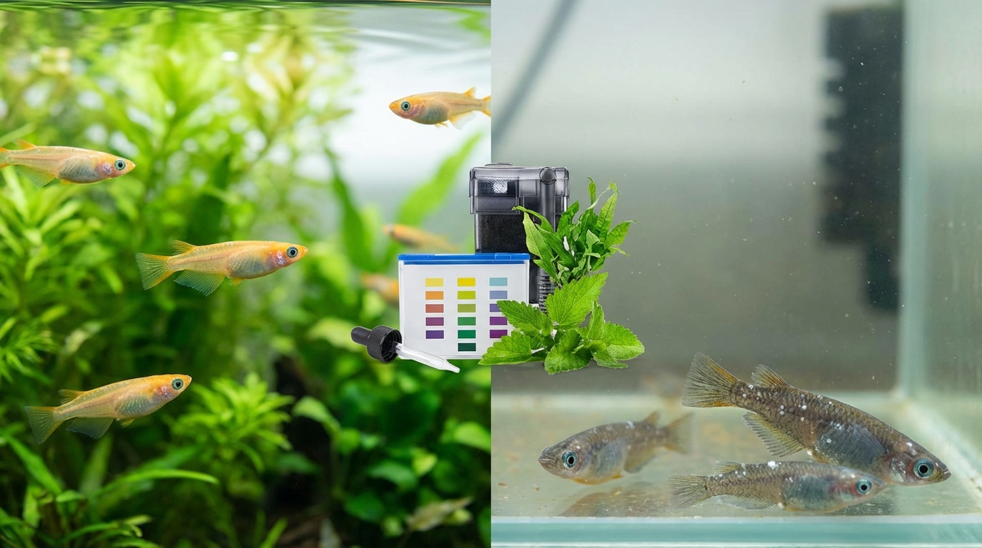 メダカが病気になる5つの原因と予防策