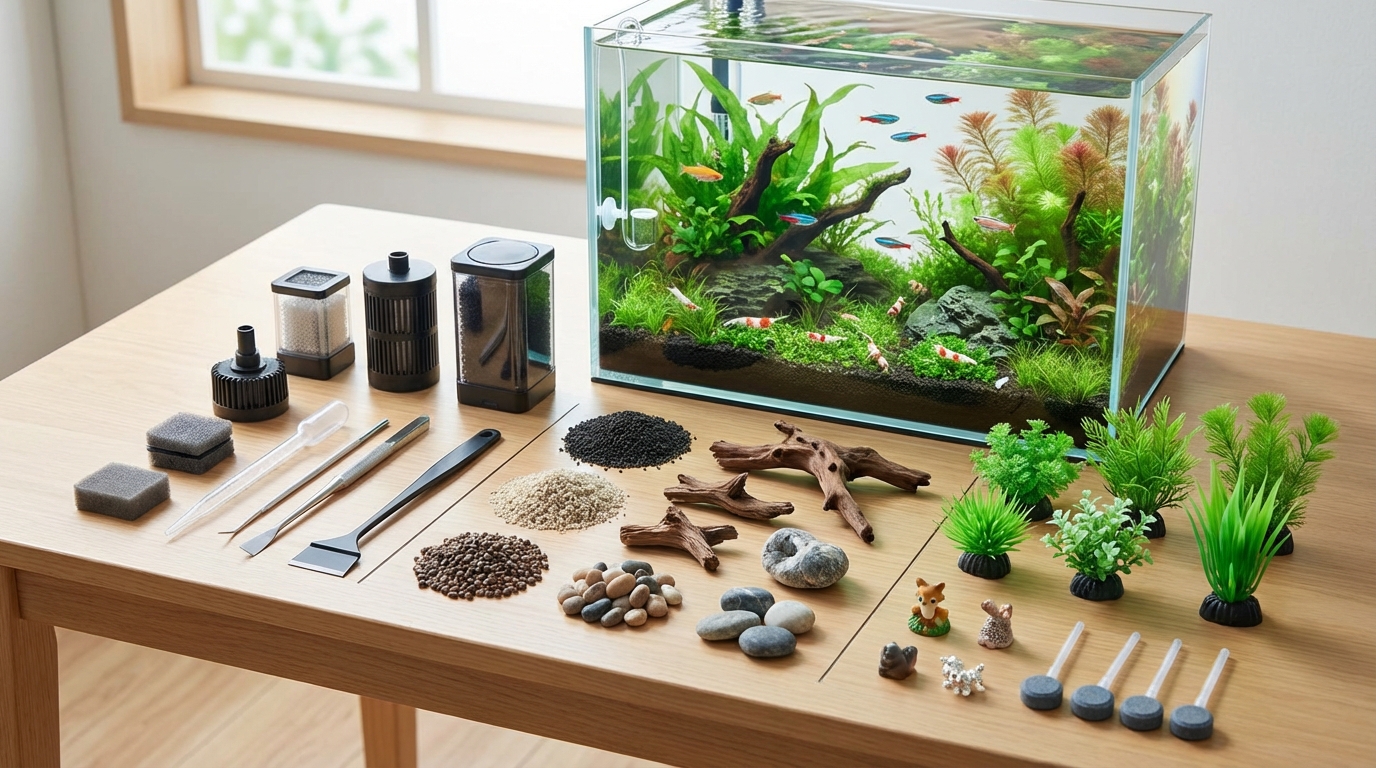 カテゴリ別｜セリアのアクアリウム用品を徹底解説