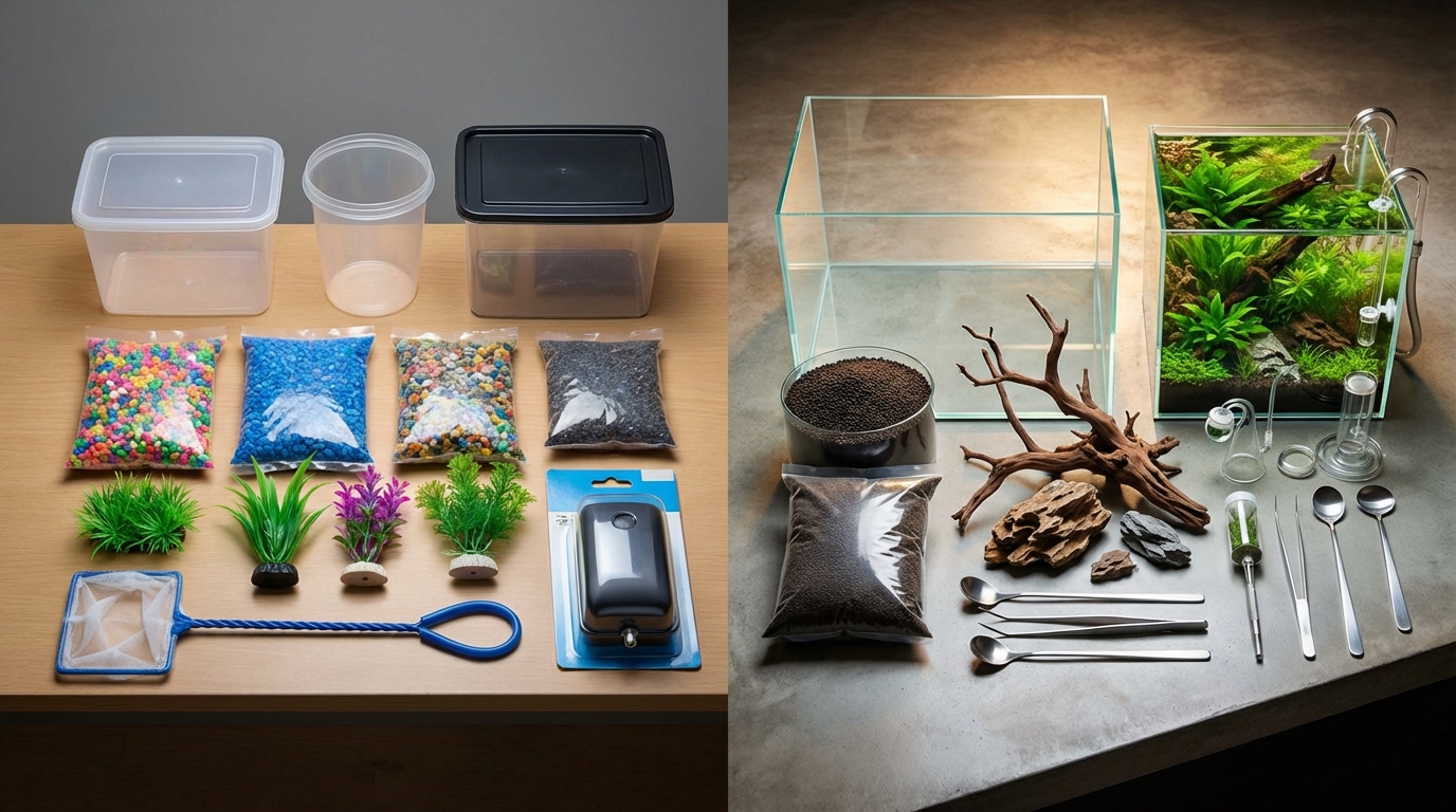 セリアvs専門店｜100均アクアリウム用品はどこまで使える？