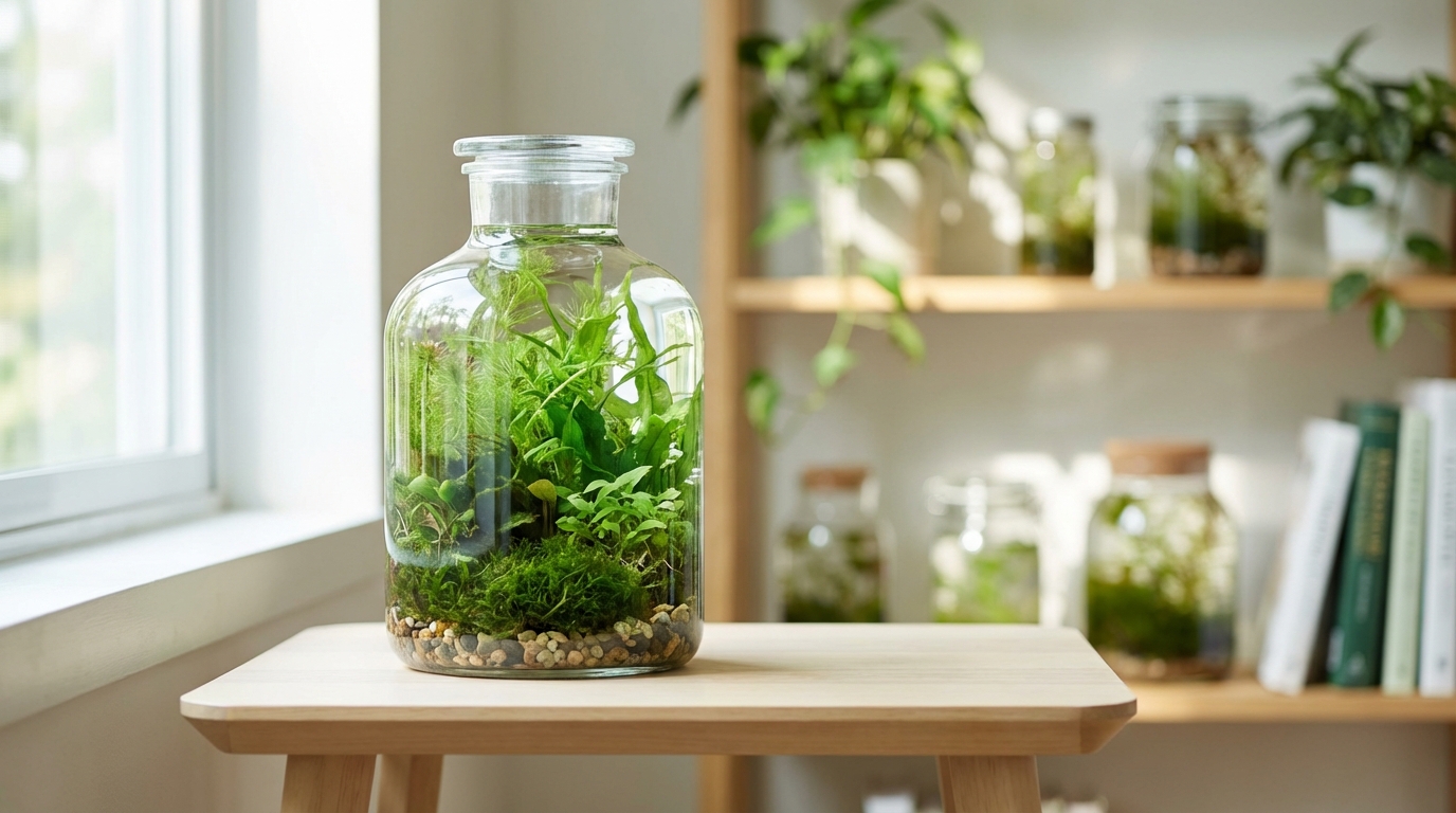 【結論】ボトルアクアリウムは水草だけでも作れる?