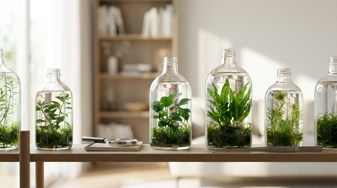 水草だけのボトルアクアリウムでよくある質問