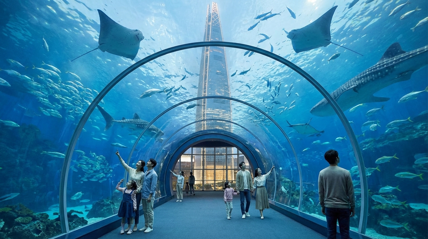 アクアリウム ロッテワールドの基本情報【営業時間・料金・アクセス】