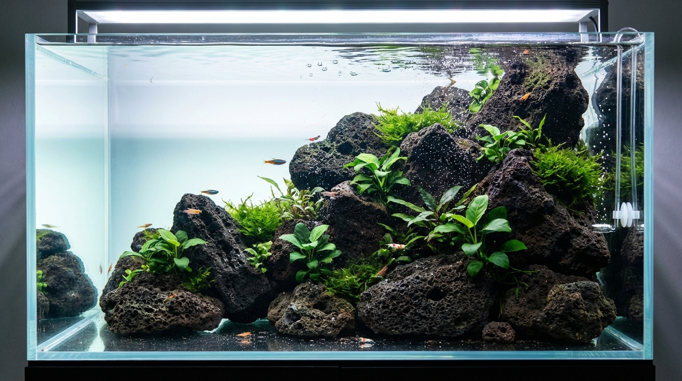 まとめ|溶岩石で水槽の見た目とろ過能力を同時にアップしよう