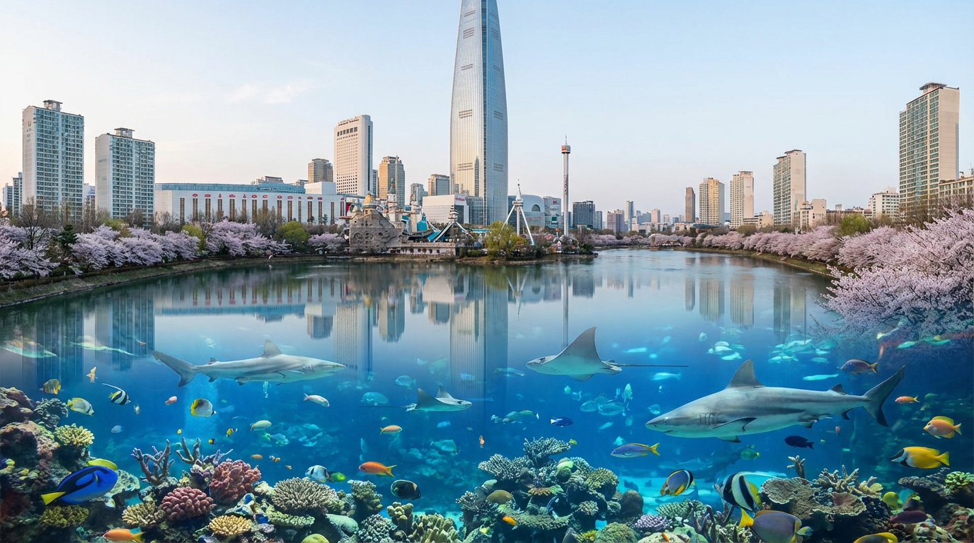 周辺スポット|アクアリウムと一緒に楽しむ蚕室エリア