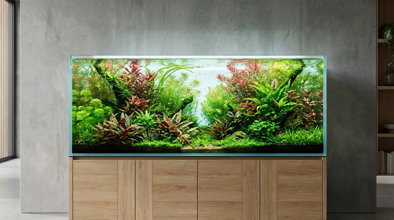 水草のみのアクアリウムとは?魚なし水槽の魅力と特徴