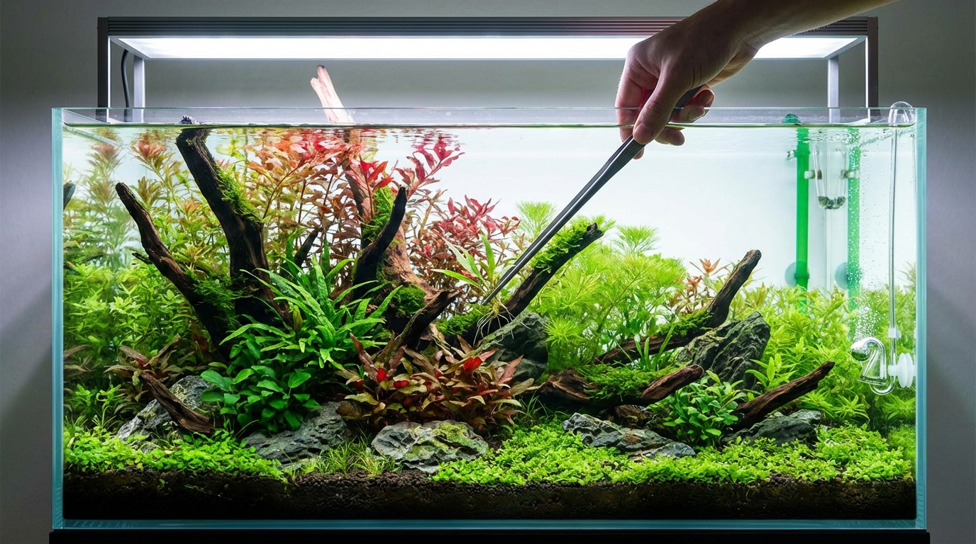 水草のみ水槽を長期維持する3つのコツ