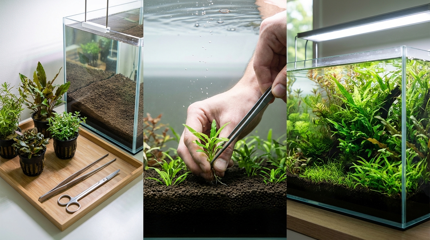 水草の植え方｜購入後にやるべき3ステップ