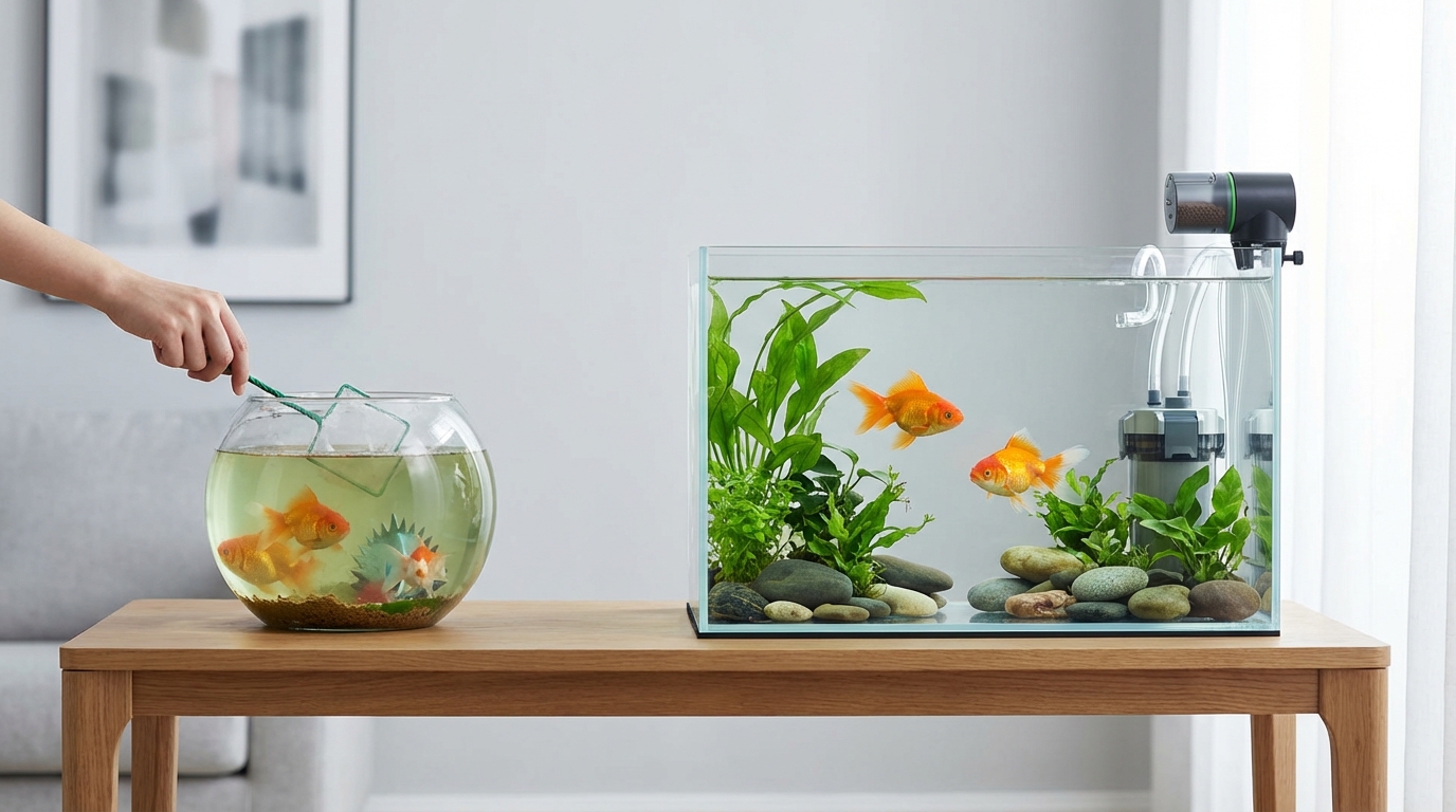 自宅の金魚アクアリウムでやりがちな失敗5選と対策