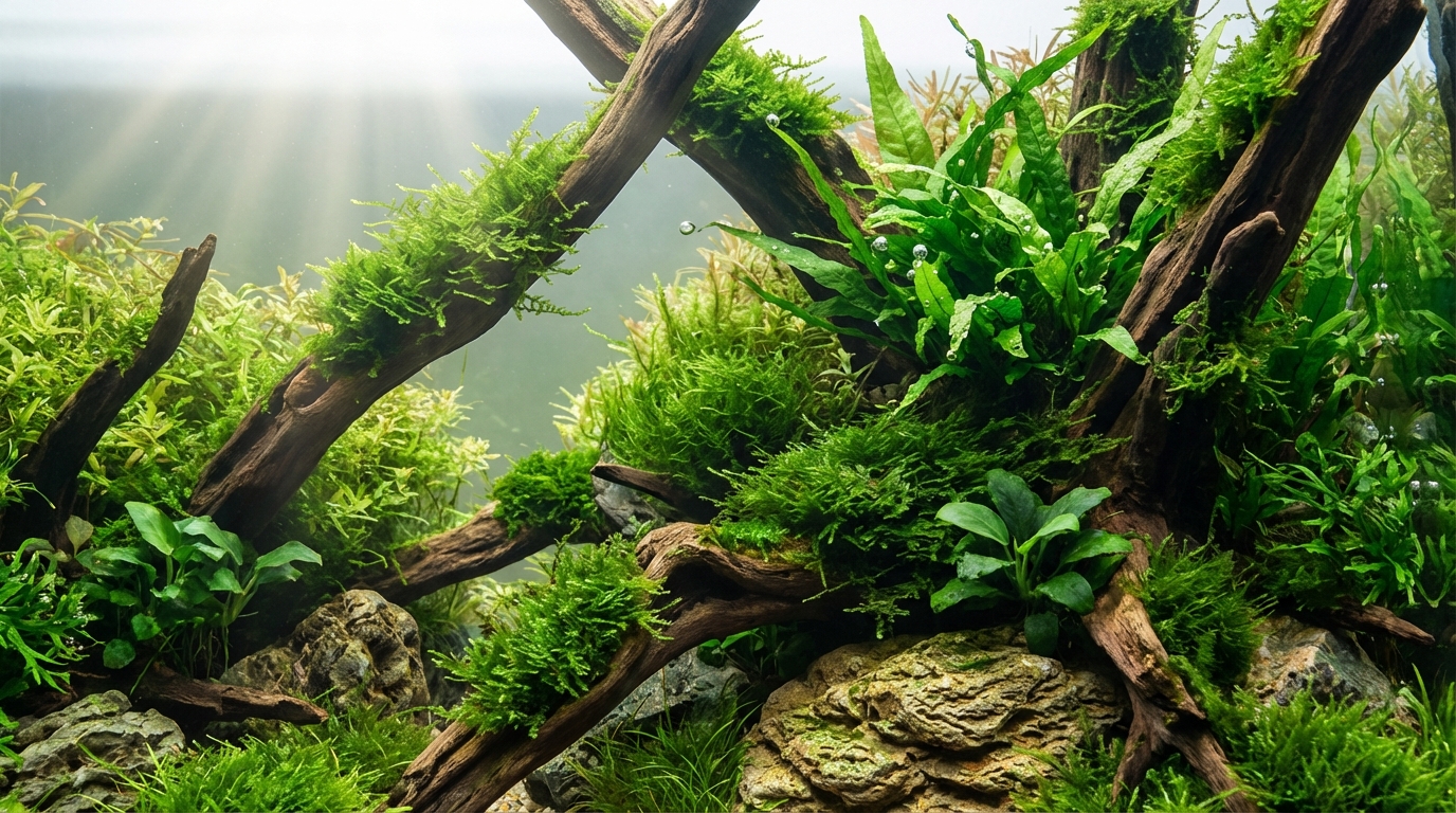 モス・シダ類一覧|流木や石に活着させる水草15選