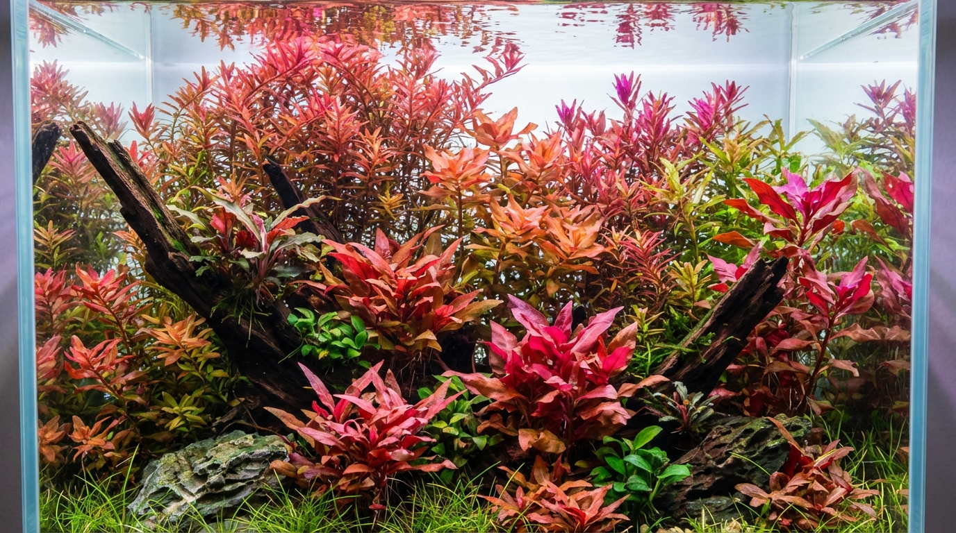 赤系水草一覧|水槽に彩りを加える水草12選