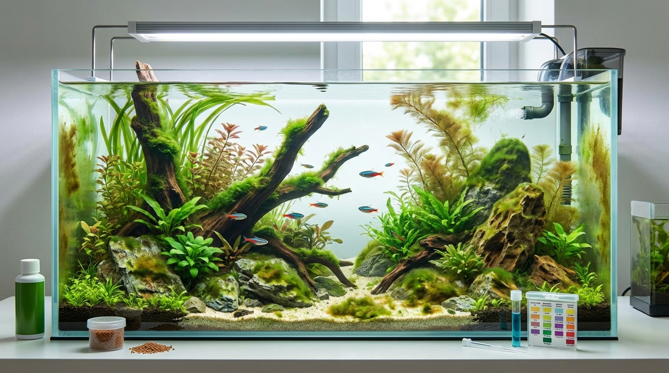 アクアリウムに苔が発生する5つの根本原因