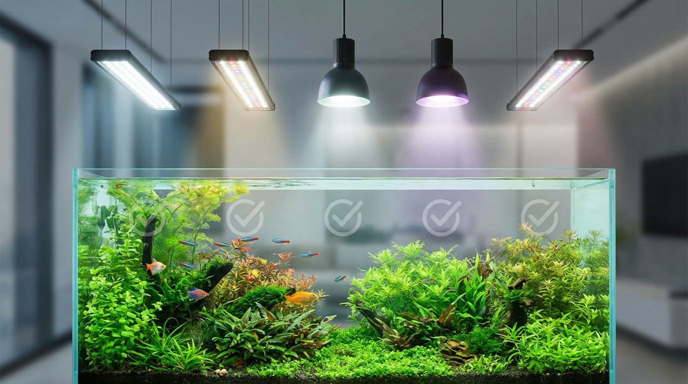 失敗しないアクアリウムライトの選び方|5つのチェックポイント