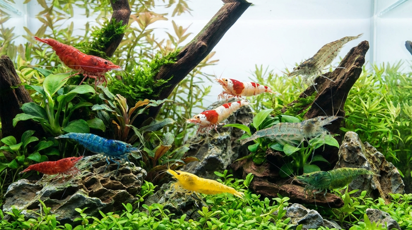 初心者におすすめのアクアリウムエビ7種【難易度別】