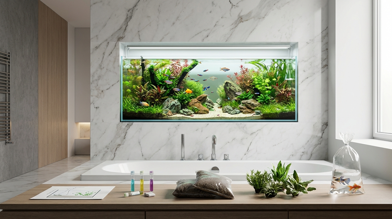 お風呂アクアリウムの始め方|5ステップ設置ガイド