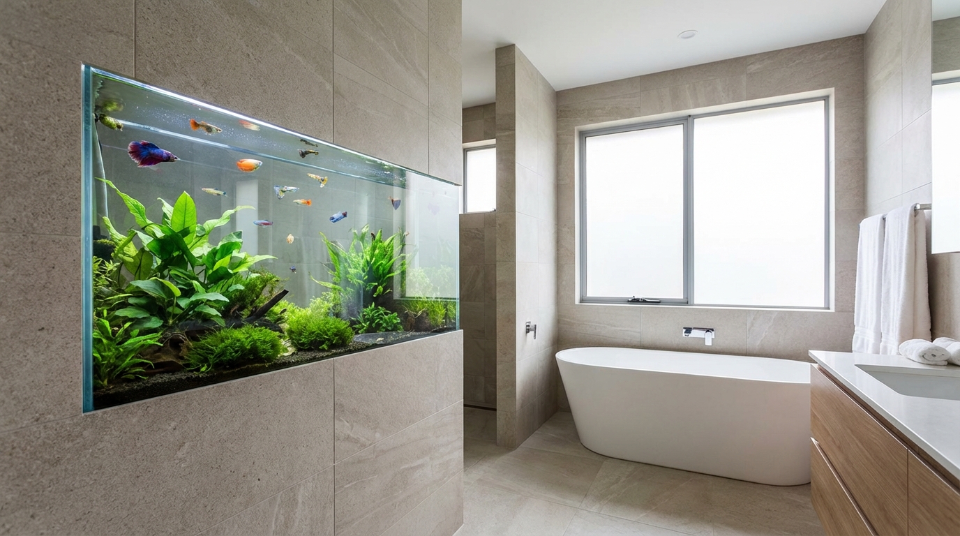 浴室アクアリウムにおすすめの魚と水草|環境に強い種類を厳選