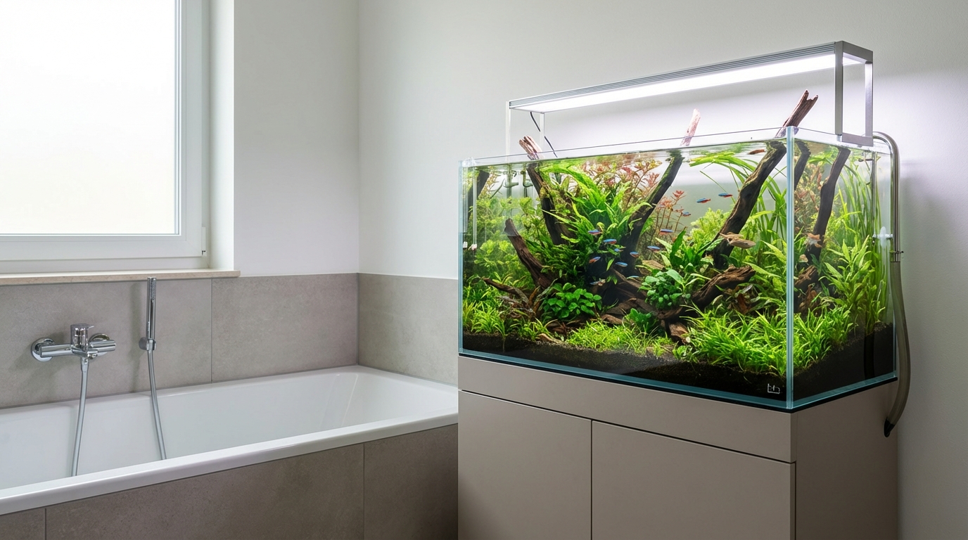 賃貸でも浴室アクアリウムはできる?注意点と対策