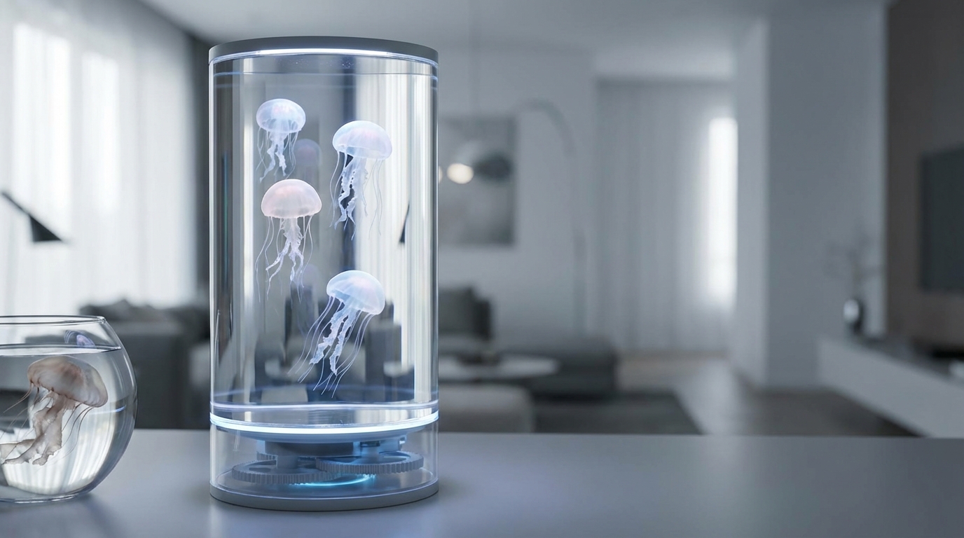 人工クラゲアクアリウムとは？仕組みと本物との違い
