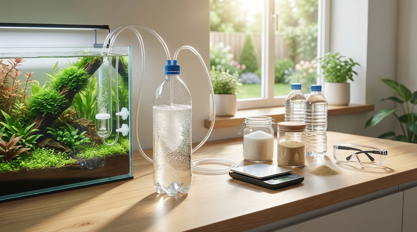 【自作】発酵式CO2の作り方と注意点