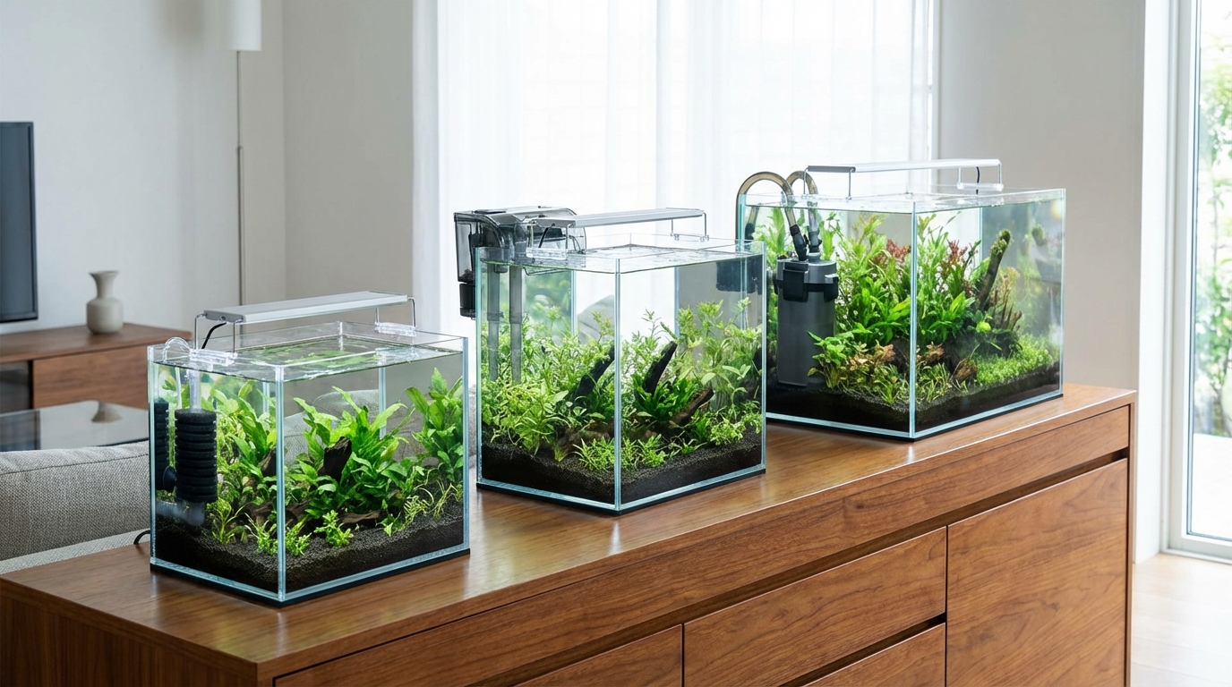 【水槽サイズ別】失敗しないフィルターの選び方