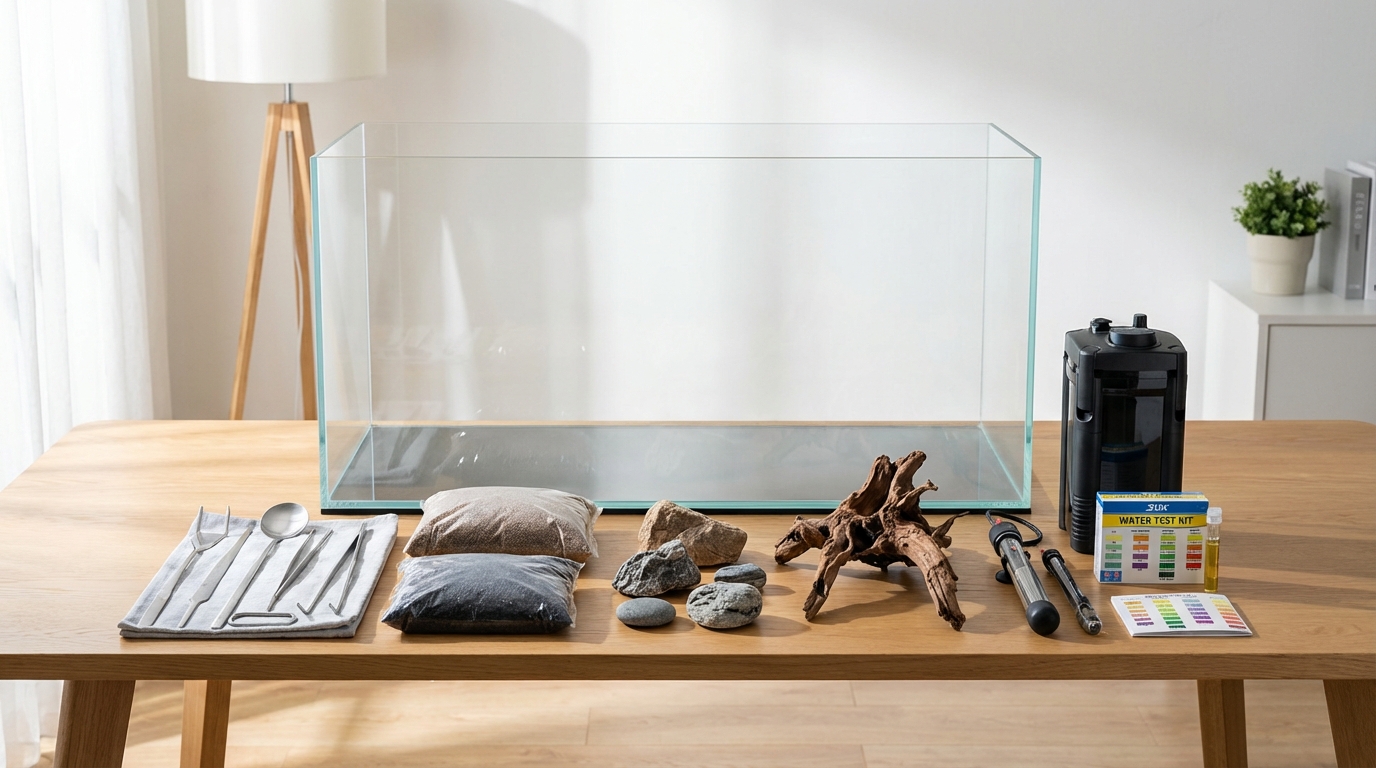 アクアリウム初心者が魚を迎える前にやるべき準備5ステップ