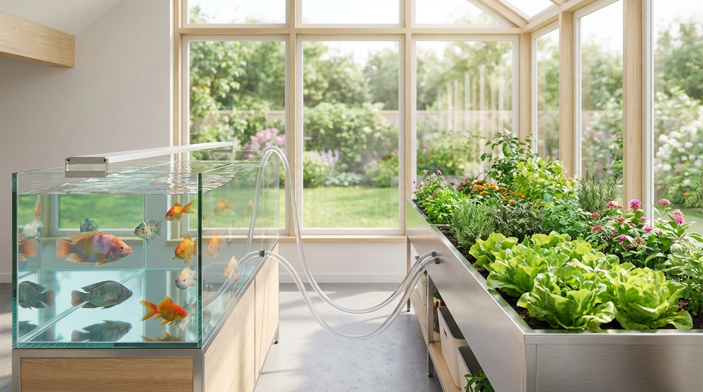 アクアポニックスに適した魚と植物の選び方