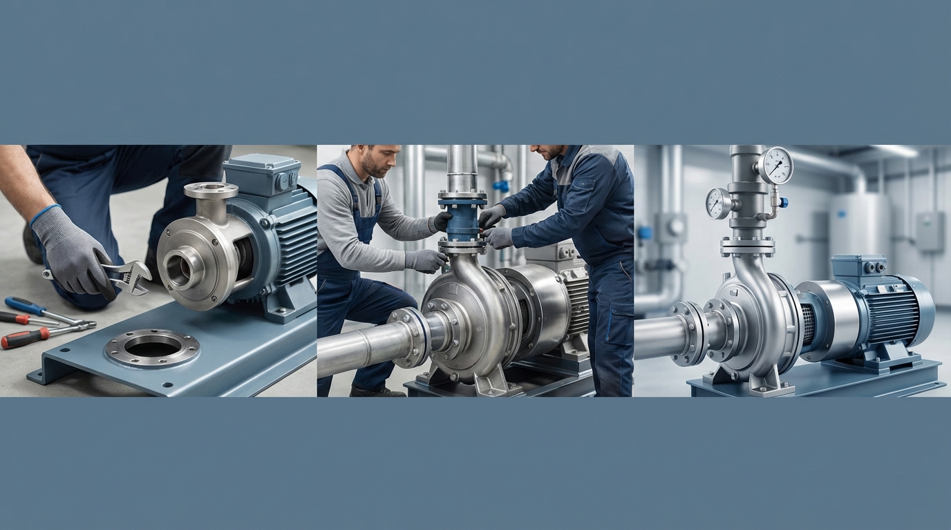 ポンプの設置方法と注意点【3ステップで解説】