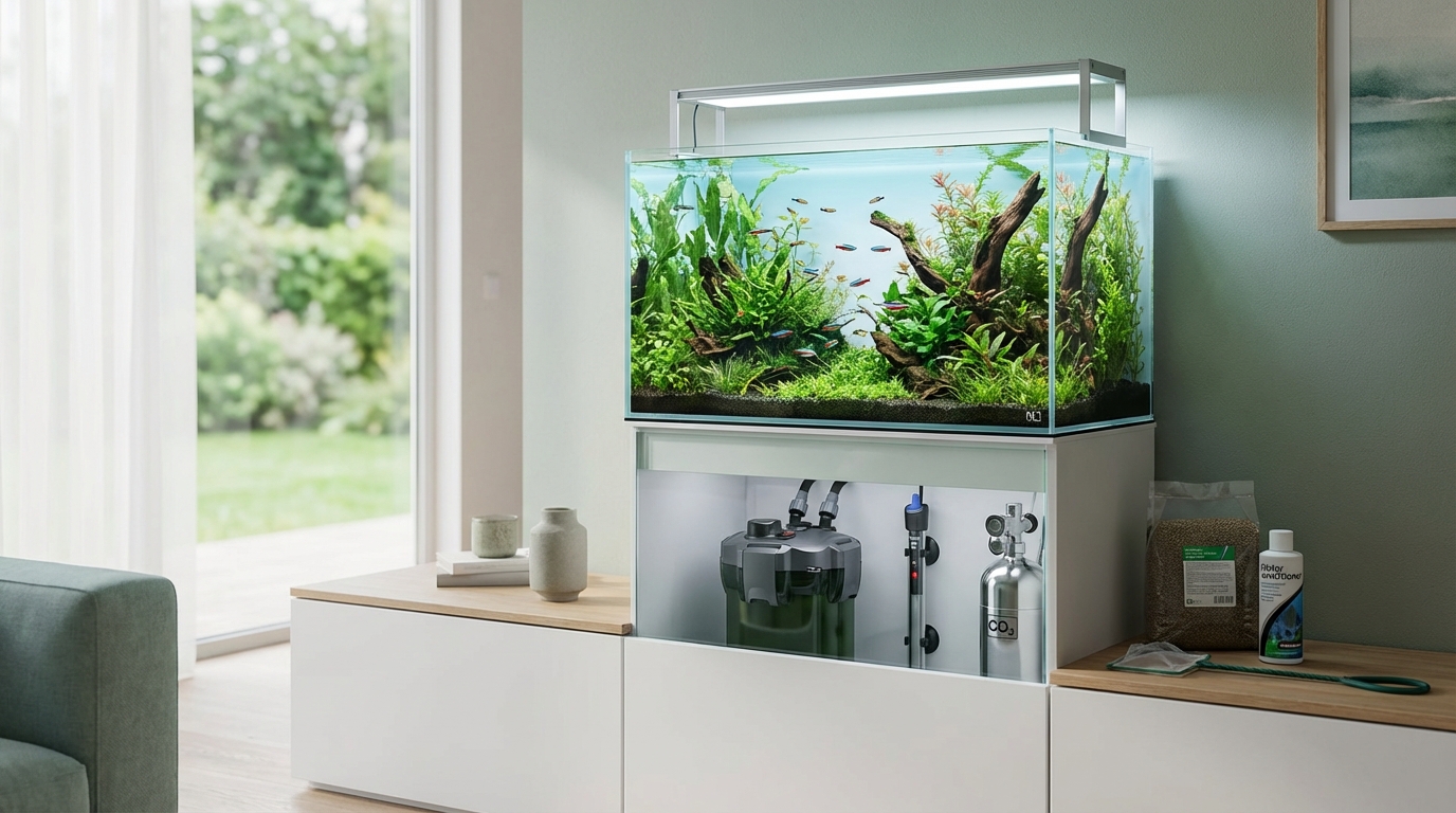 アクアリウムセットとは?含まれる基本構成要素を解説