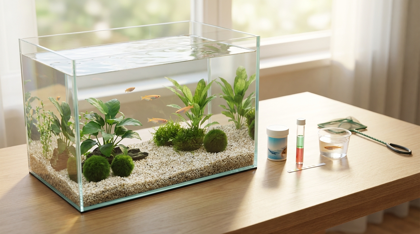 メダカ水槽の立ち上げ手順【7ステップで失敗しない】